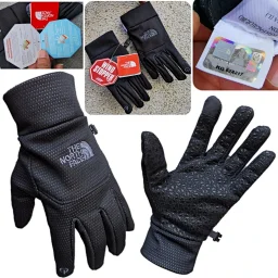 thumbnail for Exported to South Korea 🇰🇷 Durable silver fiber men's and women's elastic fleece soft shell warm gloves mobile phone 📱 touch screen gloves