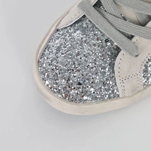 Golden Goose Sneakers Distressed star-appliqué low-top product detail image 41