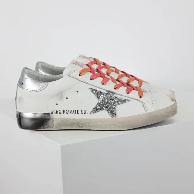 Golden Goose Sneakers Distressed star-appliqué low-top product detail image 34