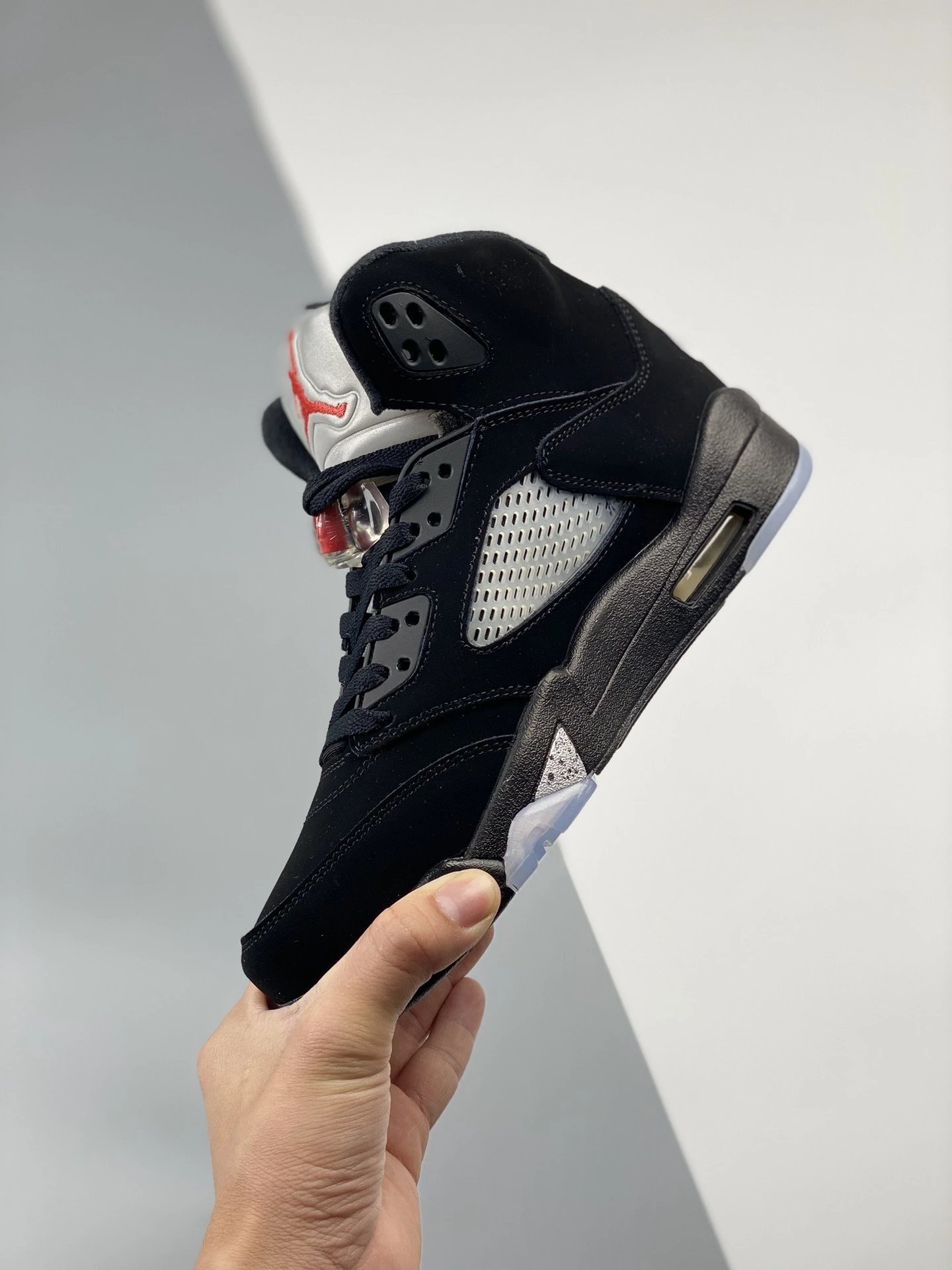 Off-White x Air Jordan 5 Retro 'Sail' Sneakers Basketball Shoes - 56