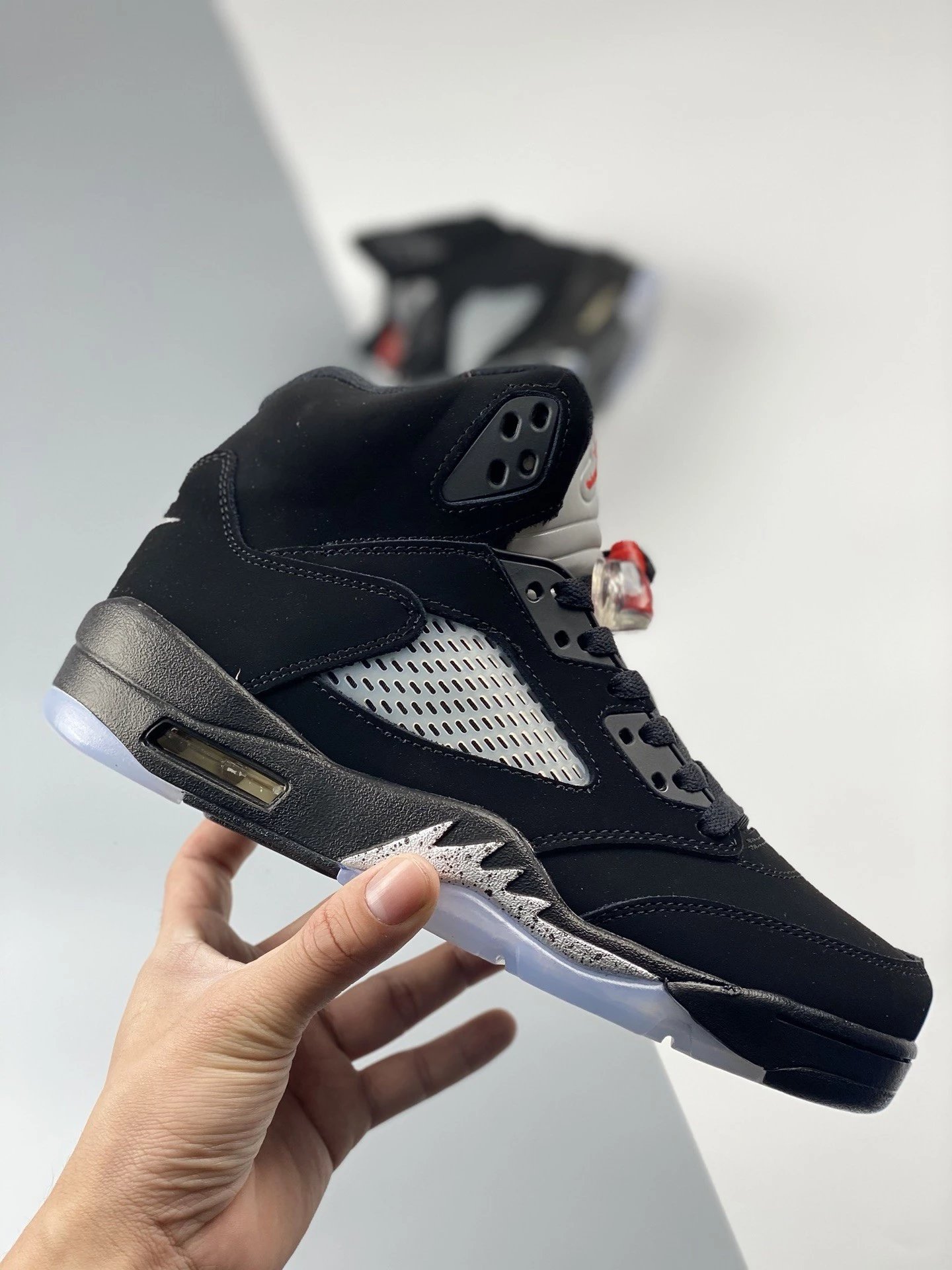Off-White x Air Jordan 5 Retro 'Sail' Sneakers Basketball Shoes - 54