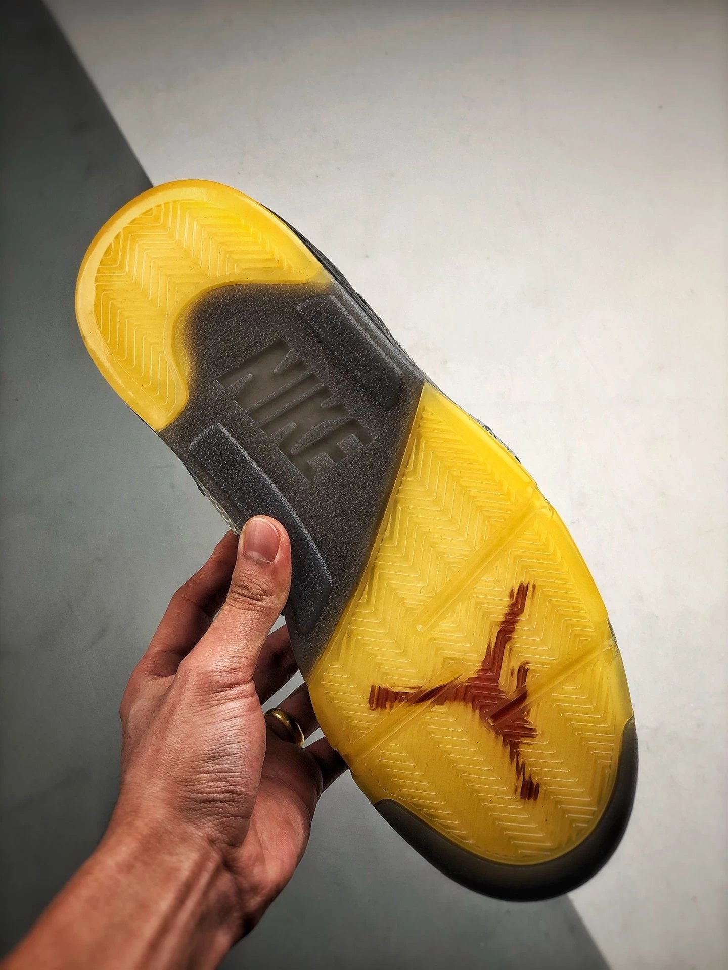 Off-White x Air Jordan 5 Retro 'Sail' Sneakers Basketball Shoes - 39
