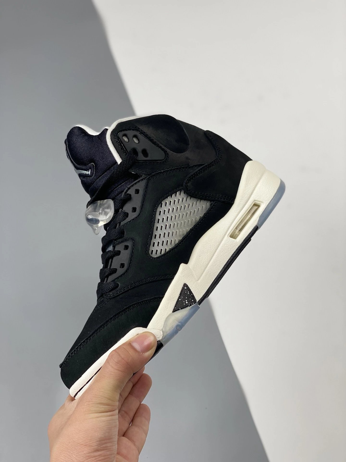 Off-White x Air Jordan 5 Retro 'Sail' Sneakers Basketball Shoes - 47