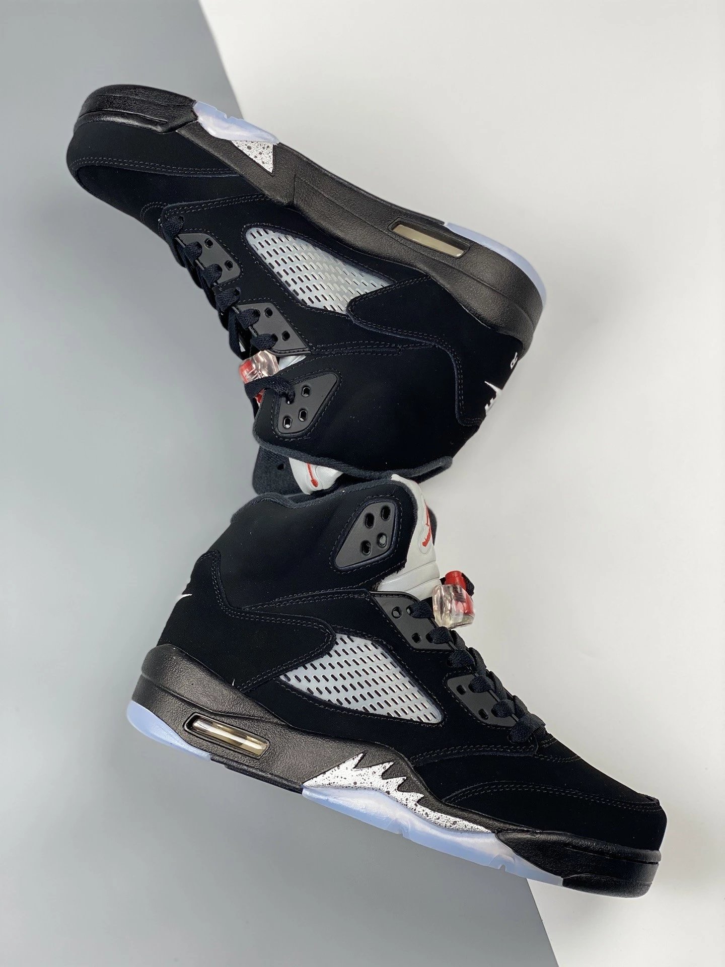 Off-White x Air Jordan 5 Retro 'Sail' Sneakers Basketball Shoes - 55