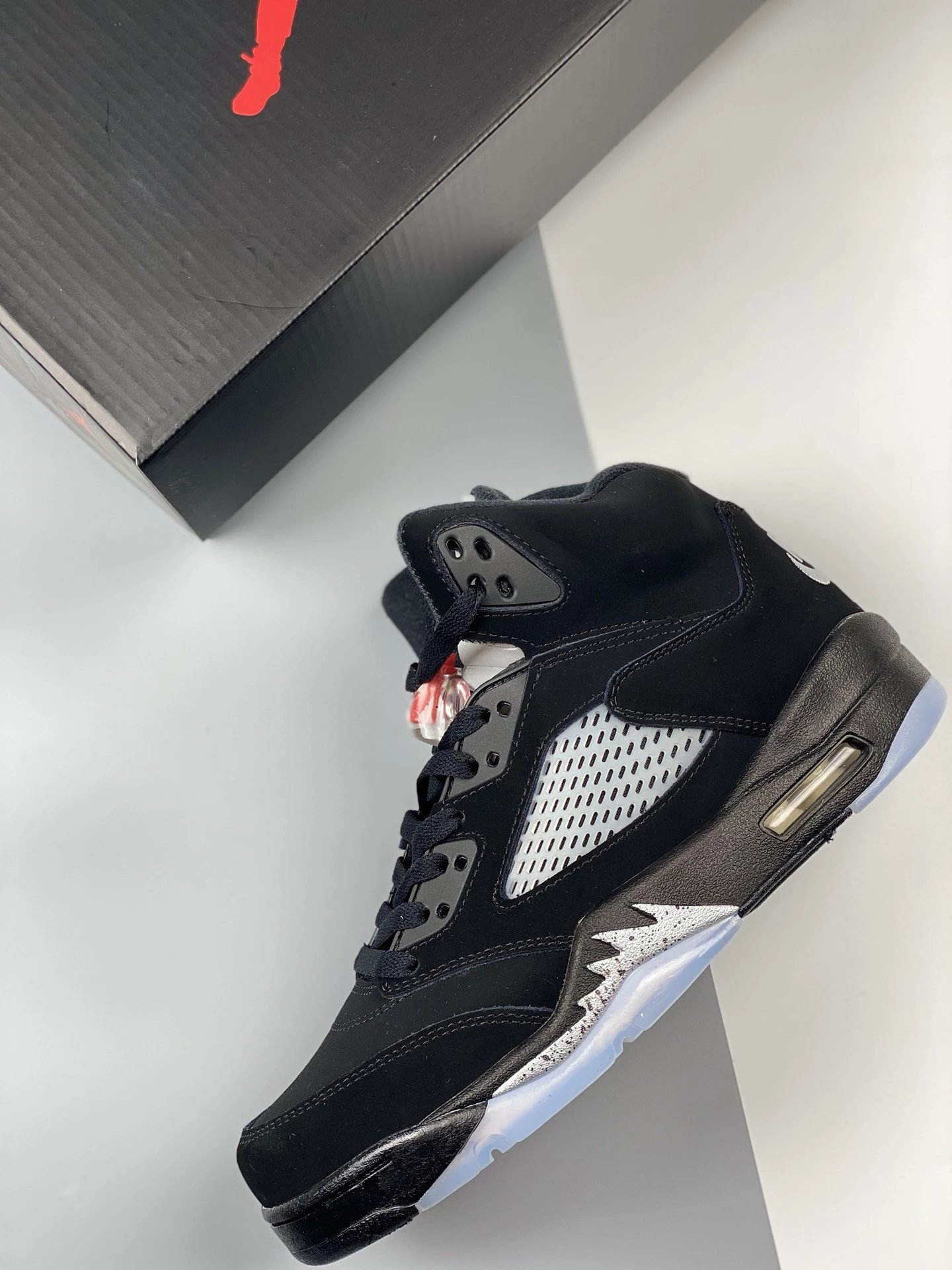 Off-White x Air Jordan 5 Retro 'Sail' Sneakers Basketball Shoes - 53