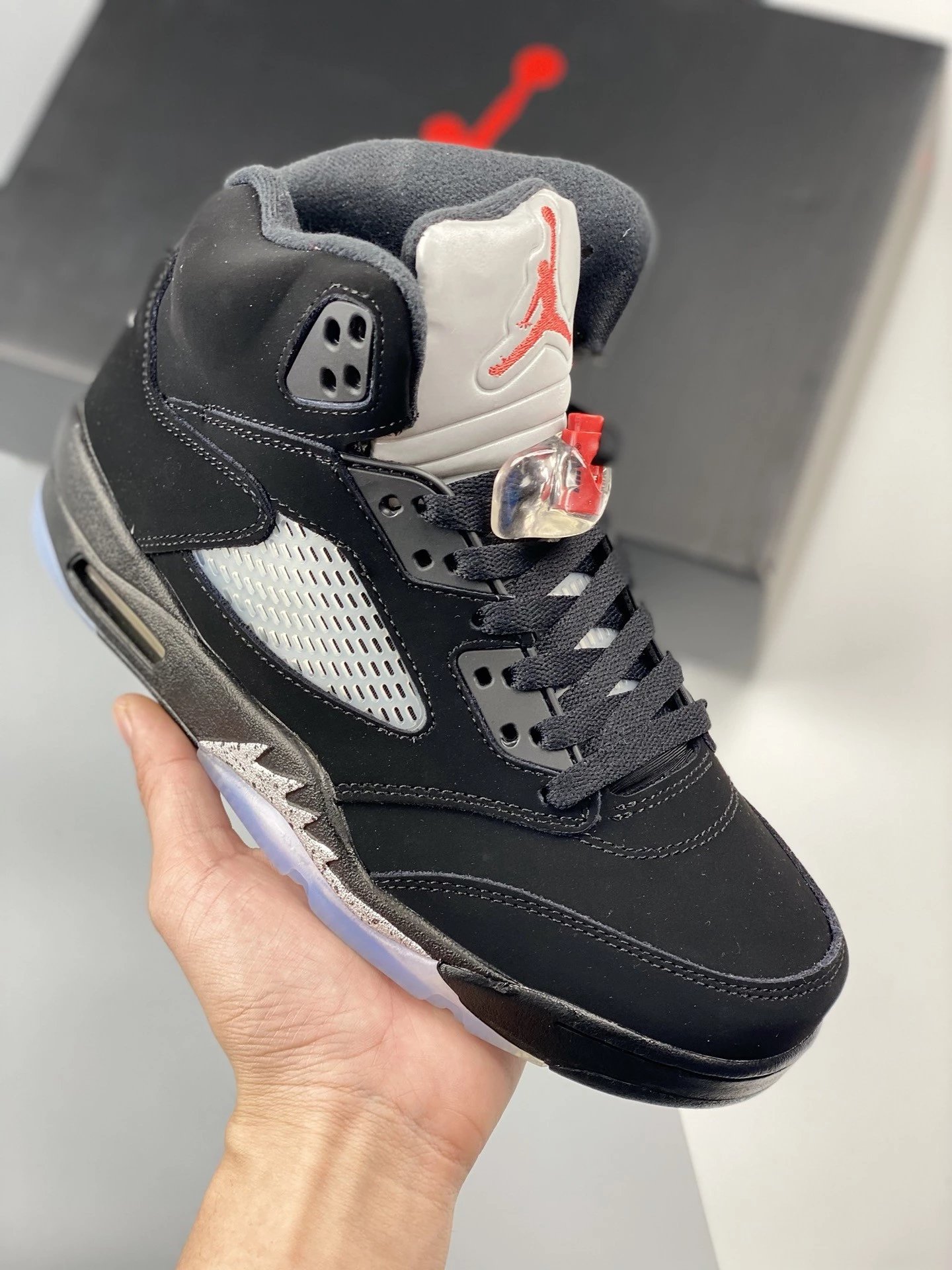 Off-White x Air Jordan 5 Retro 'Sail' Sneakers Basketball Shoes - 51