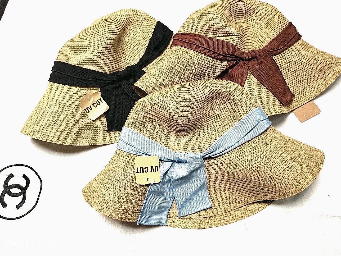 孙俪娘娘同款正版uv拉菲草草帽清货颜色随机