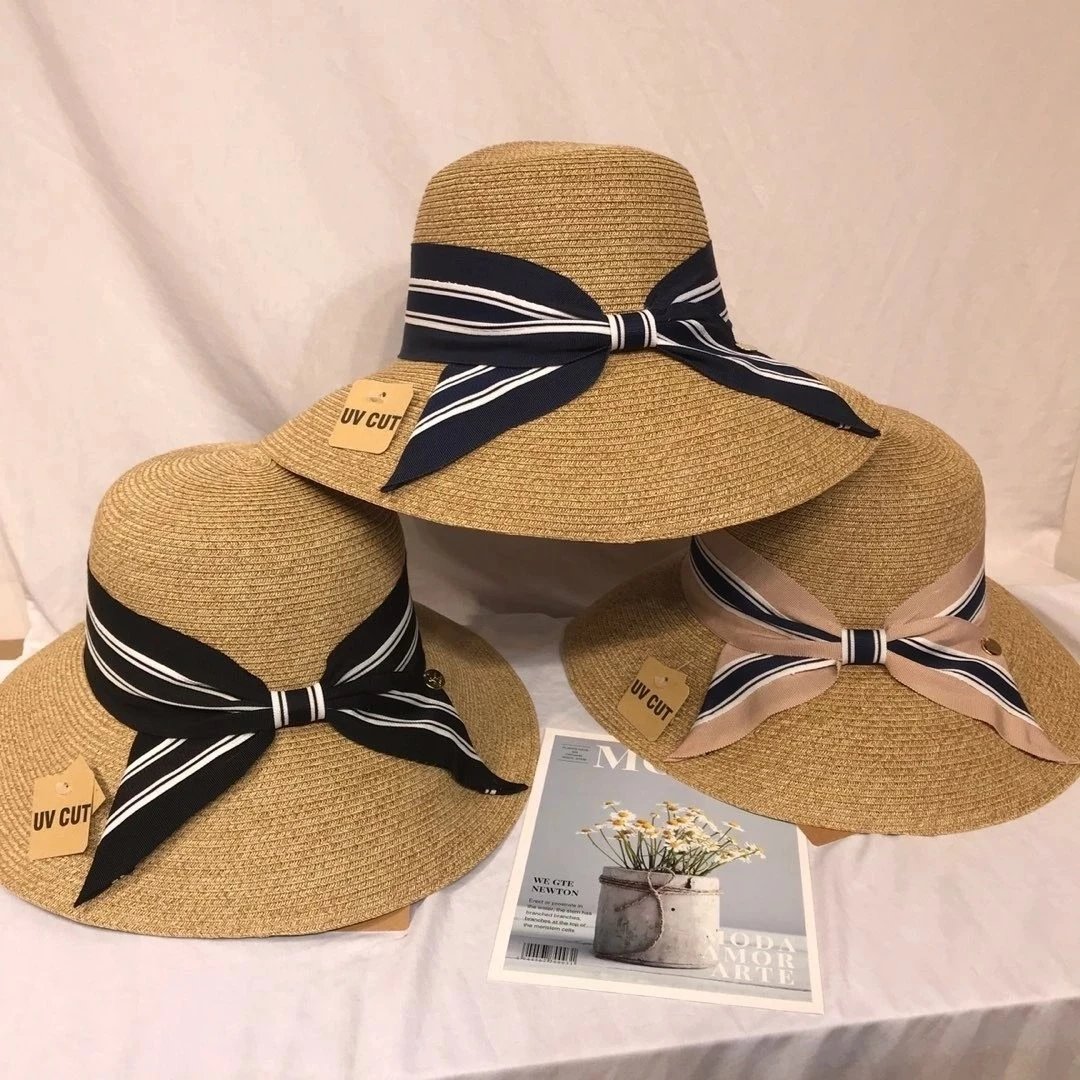 孙俪娘娘同款正版uv拉菲草草帽清货颜色随机 6