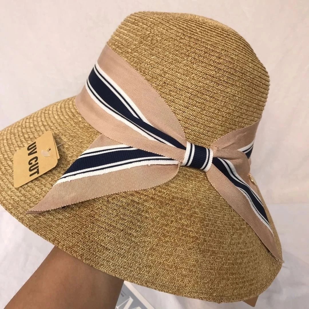 孙俪娘娘同款正版uv拉菲草草帽清货颜色随机 8