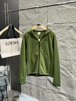 thumbnail for 【鼎级版本】N1ke奈@克 LAB基础钩子小标LOGO情侣运动休闲拉链开衫连帽卫衣外套