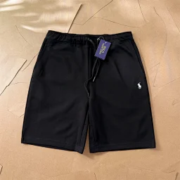 thumbnail for 【鼎级】R@L FW25新款 12色 基础纯色小马刺绣Logo图案休闲卫裤短裤五分裤 男女同款