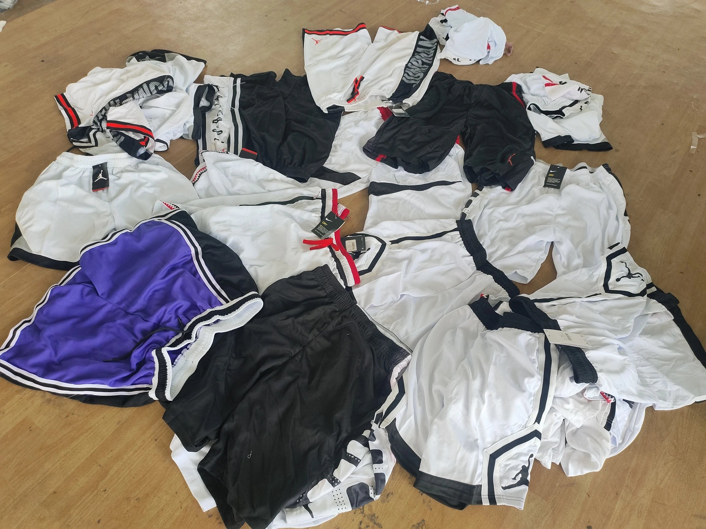 9.9 Mystery Bag - Nike Air Jordan Basketball Shorts with Defects (Stains, Dye Marks) – No Quality Issues, Playable Only, Final Sale, Random Styles, No Requests