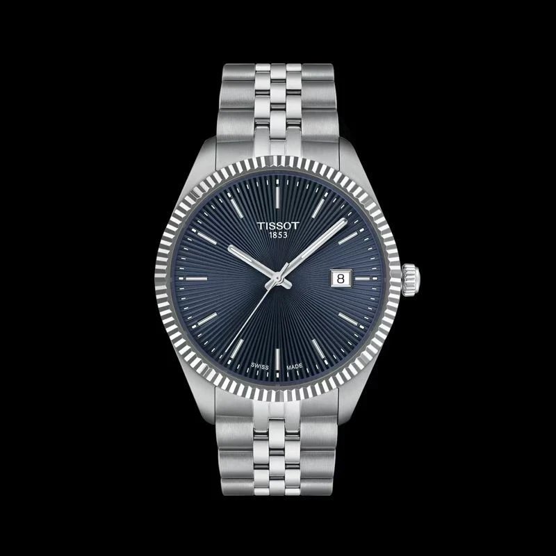 TISSOT Tissot Ballade 39mm Men's Silver Stainless Steel Case Quartz Mechanical Movement Watch