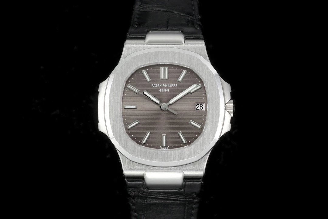 Gray dial with white case