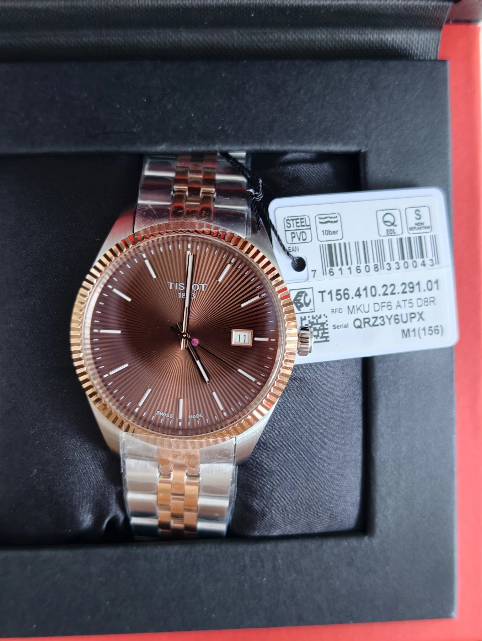 40mm Brown Disk High Version T156.410.22.291.01