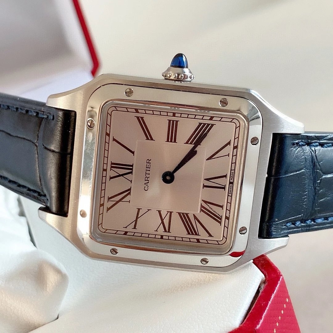 Blue Leather Strap