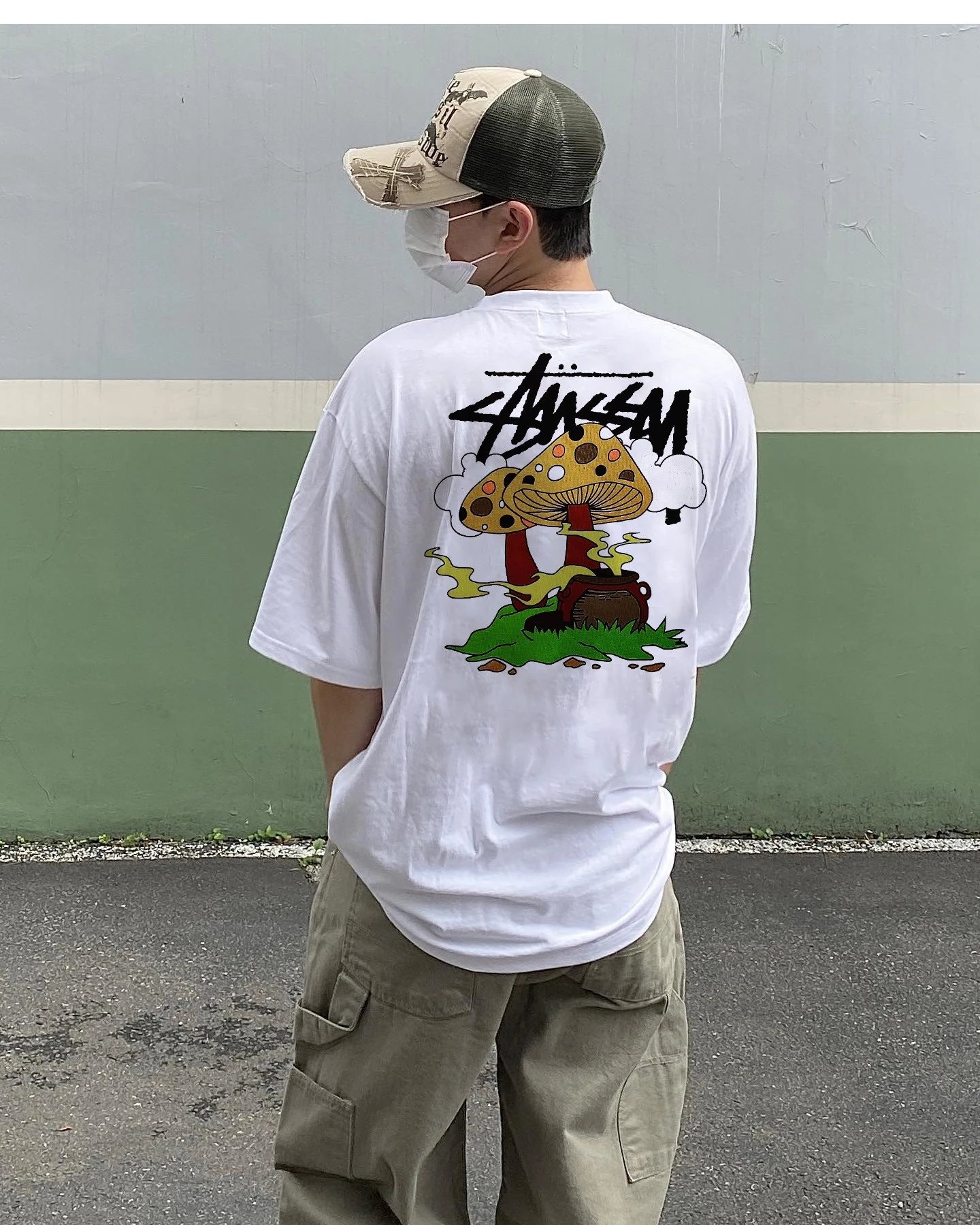 Stussy Mushroom Street Short Sleeve T-Shirt