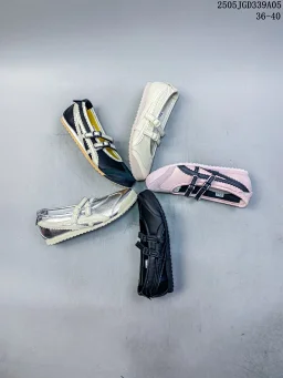 thumbnail for Tiger MEXICO 66™ TGRS Women's Ballet Style Casual Shoes Silver