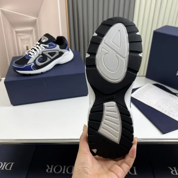 Dior B23 Yellow Chunky Sneakers - 17