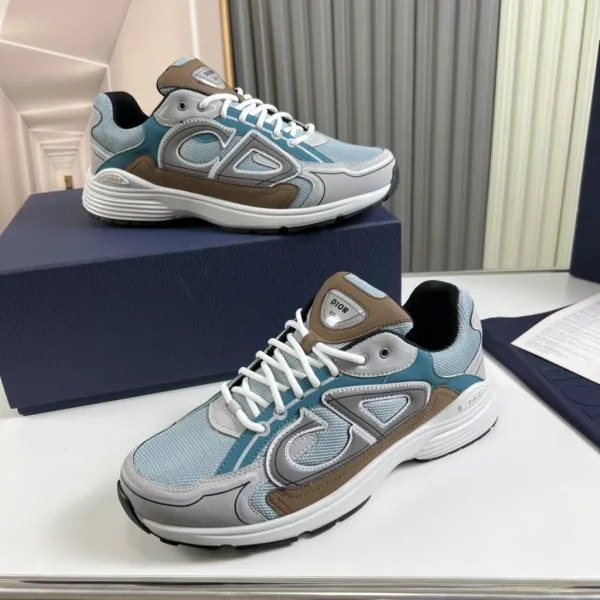 Dior B23 Yellow Chunky Sneakers - 27