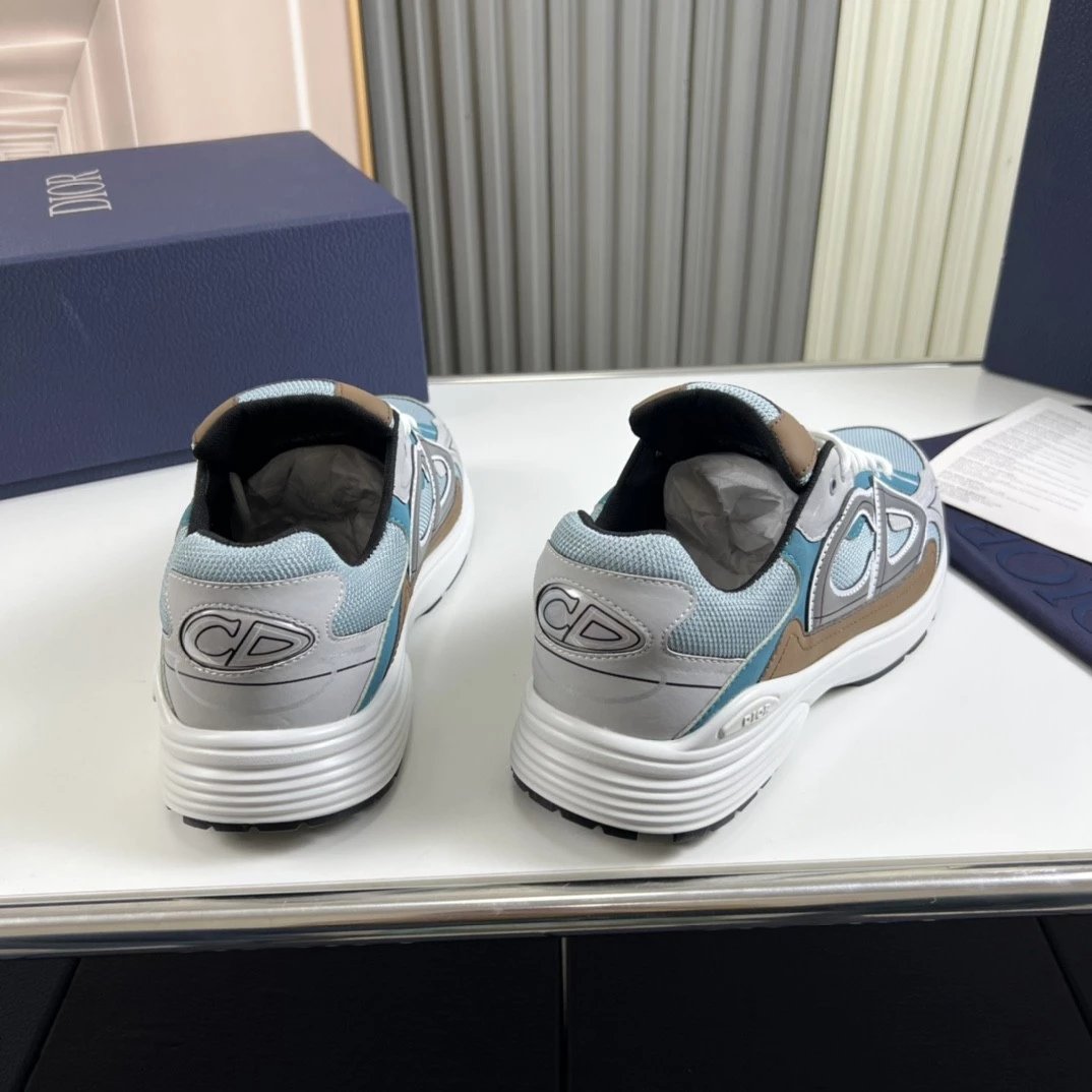 Dior B23 Yellow Chunky Sneakers - 28
