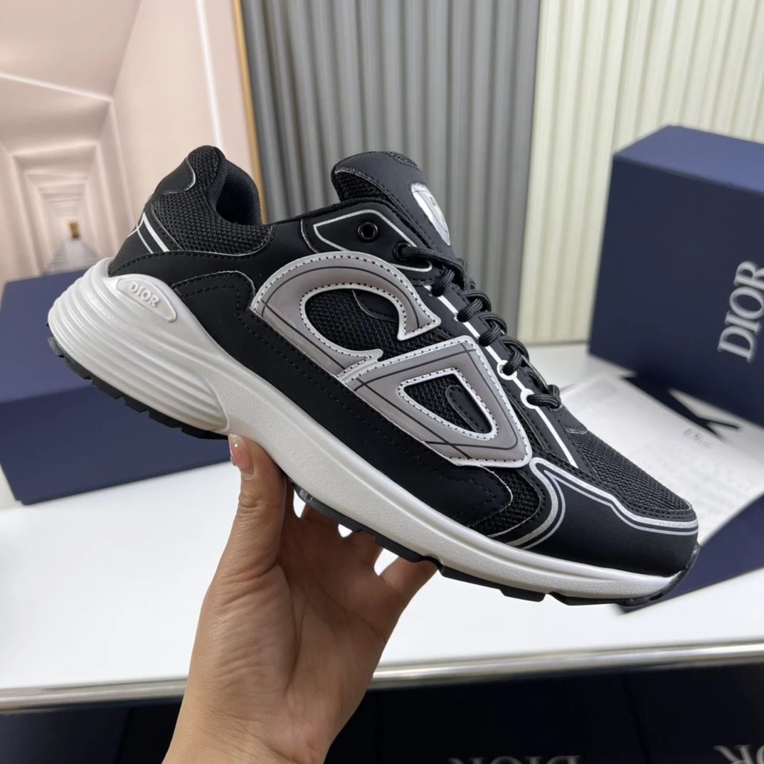 Dior B23 Yellow Chunky Sneakers - 38