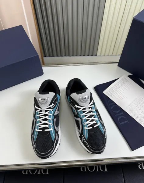 Dior B23 Yellow Chunky Sneakers - 31