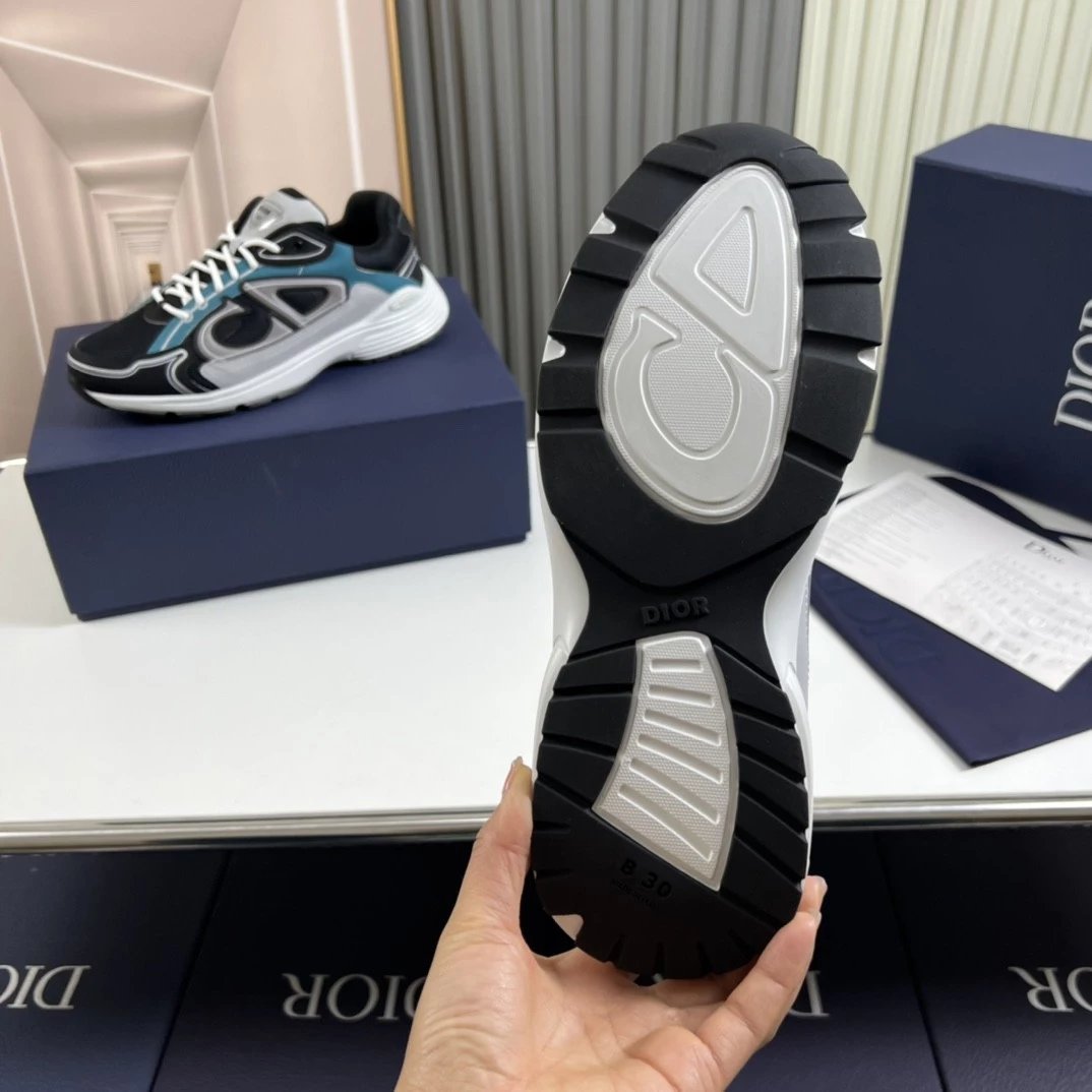 Dior B23 Yellow Chunky Sneakers - 34