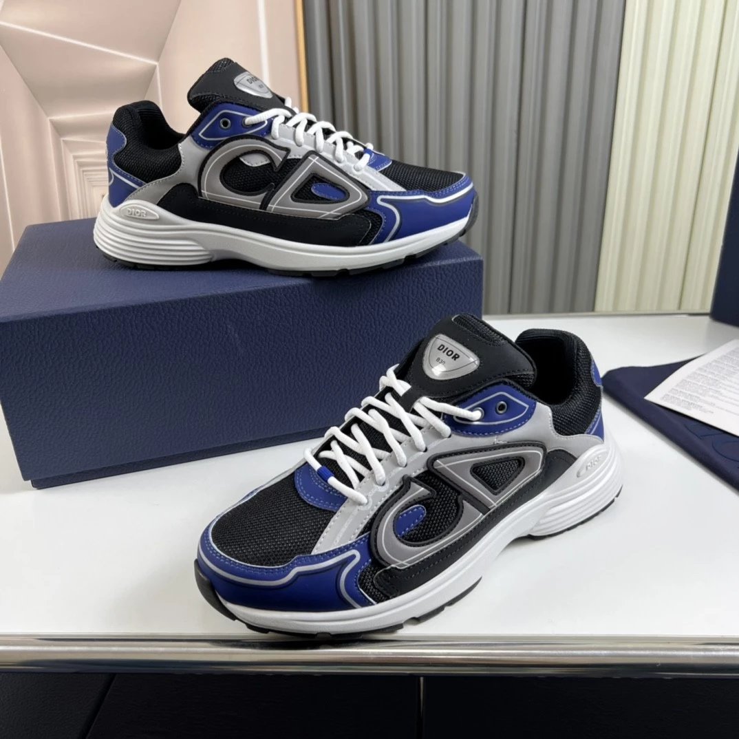 Dior B23 Yellow Chunky Sneakers - 16