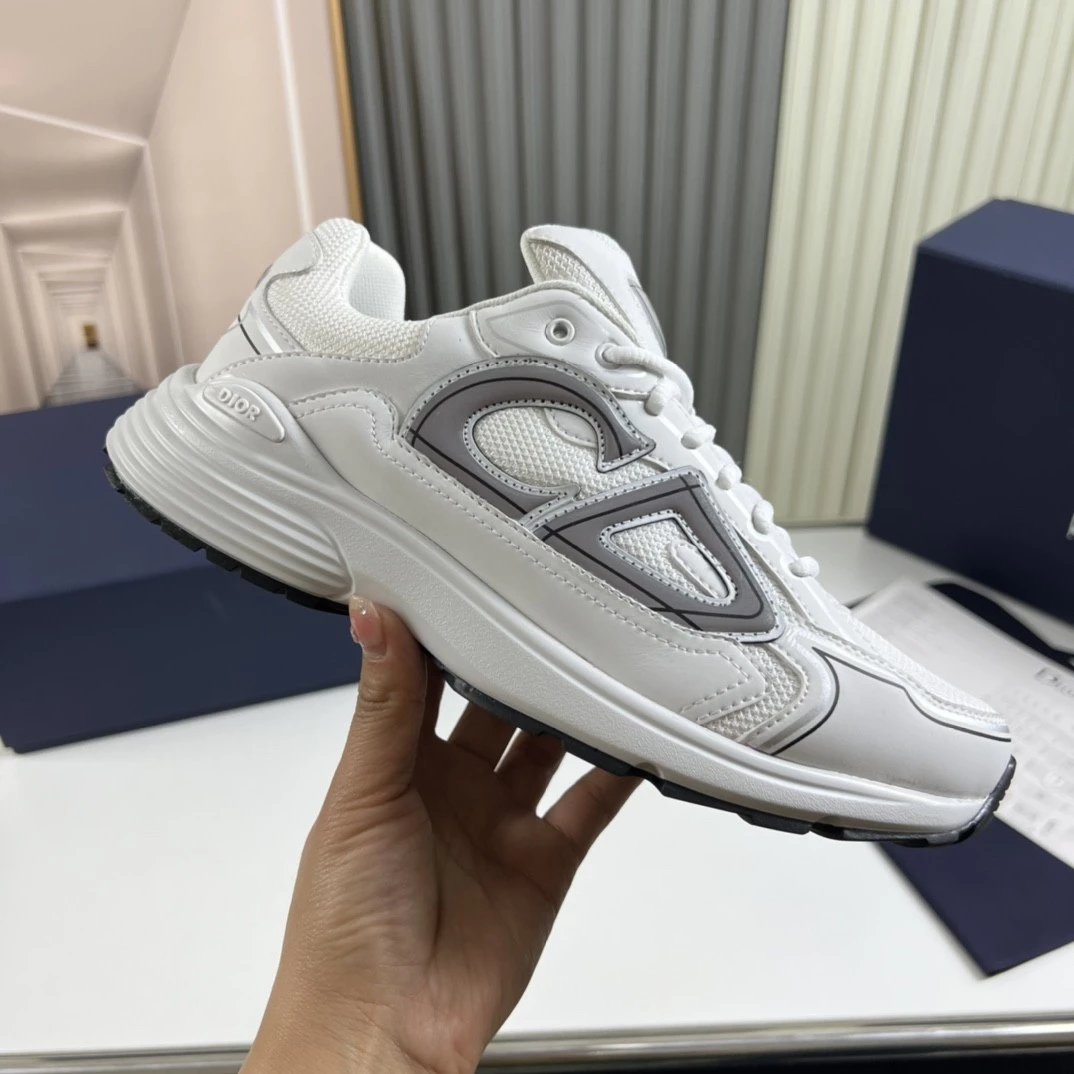 Dior B23 Yellow Chunky Sneakers - 25