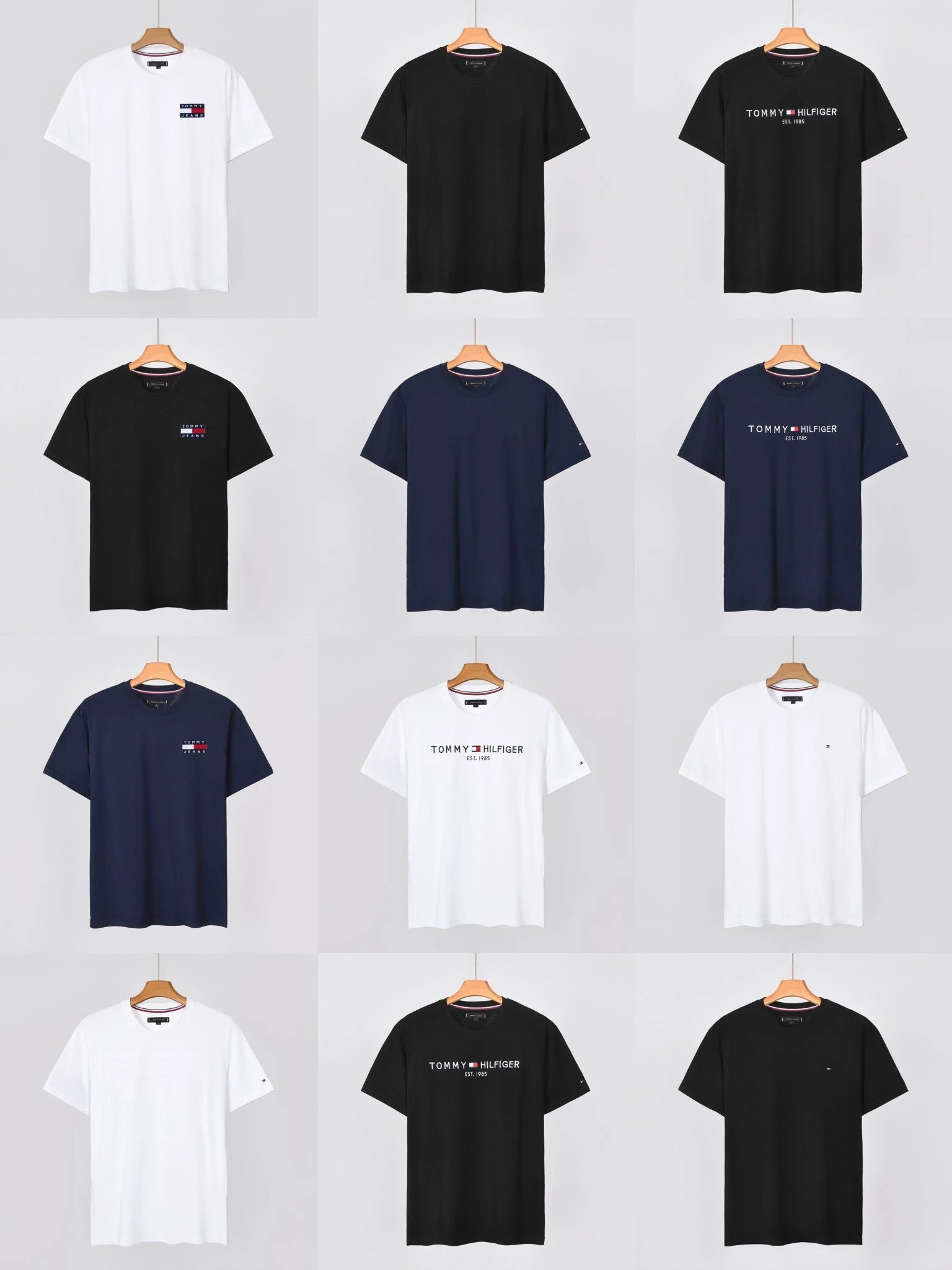 Summer short sleeved round neck T-shirt