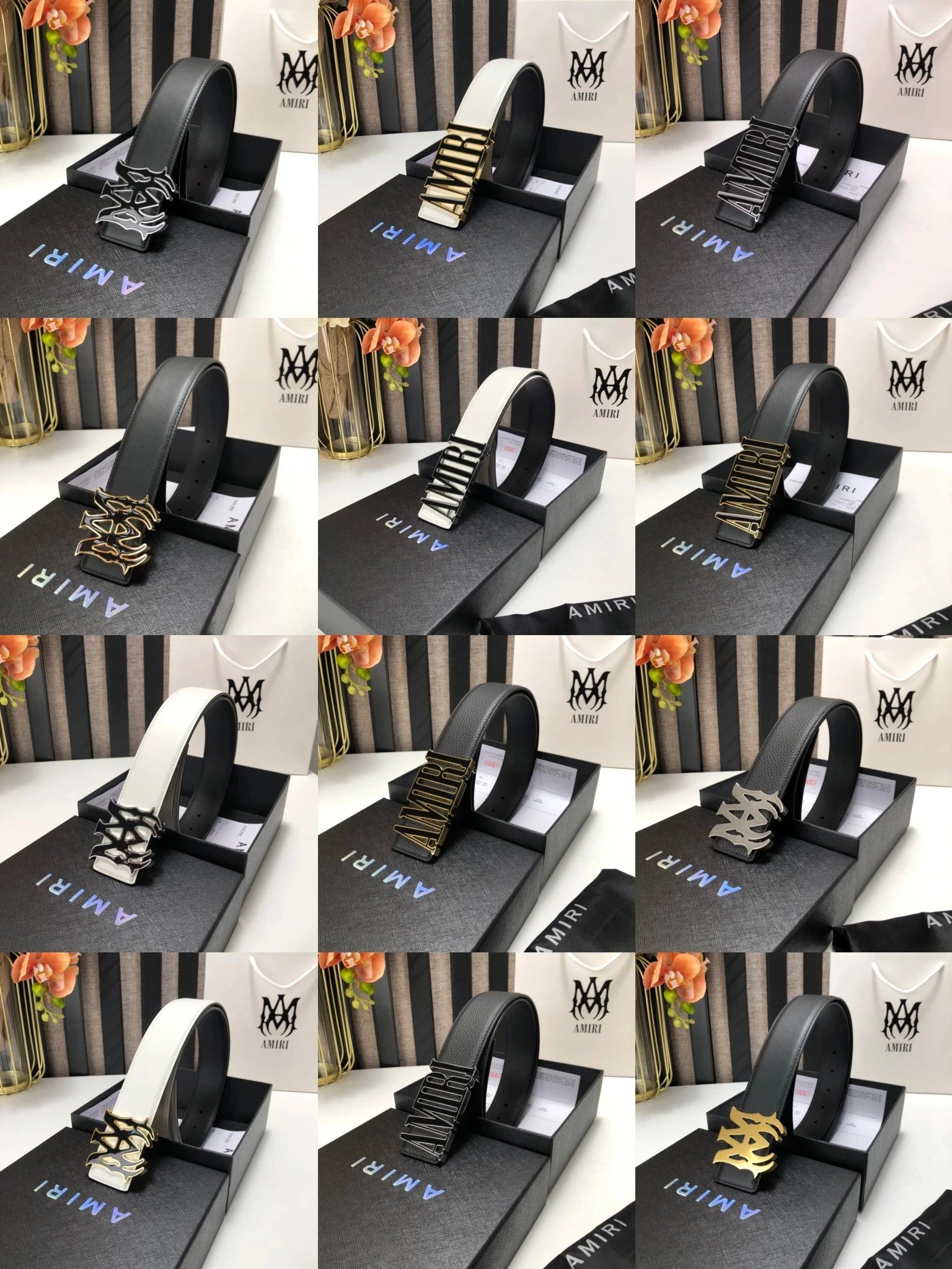 Fashionable and trendy men's belt width 38MM, available in 17 colors