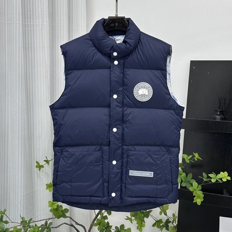 Stone Island Compass Patch Down Vest Navy - 25