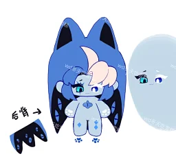 thumbnail for Gingerbread Man Kingdom Black Shadow Milk Biscuit Cotton Doll Black Shadow Meow Milk SP