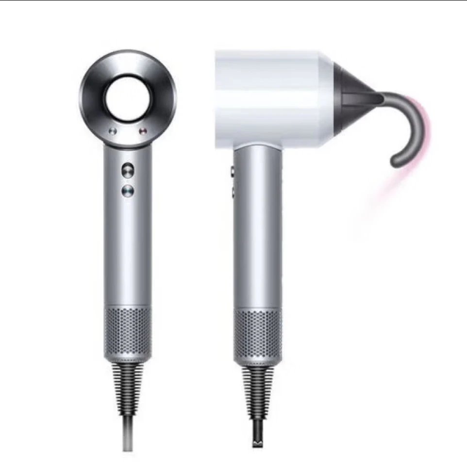 Dyson Hair Dryers & Stylers Supersonic Dryer with Attachments — Silver five-blade nozzle