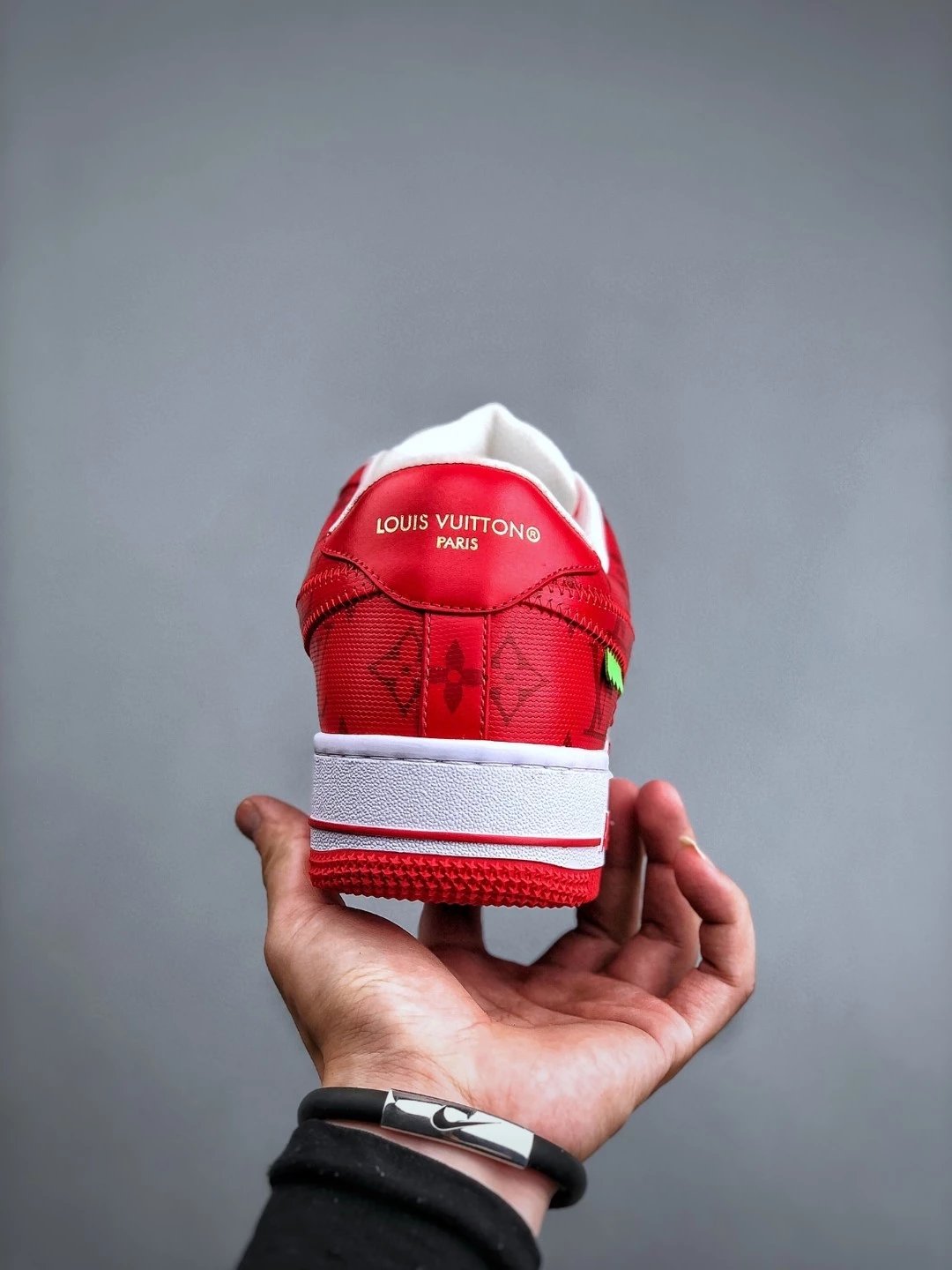 Louis Vuitton x Nike Air Force 1 Low Monogram Gold Sneakers - 35