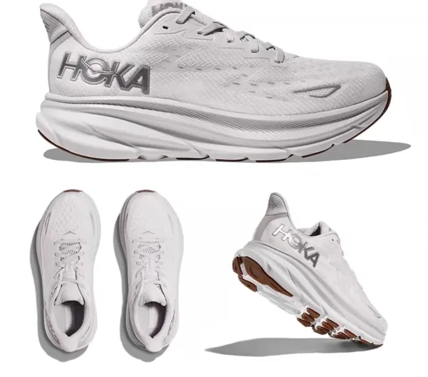Hoka Clifton 9 Black Gold Running Shoes - 15