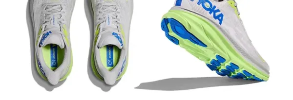 Hoka Clifton 9 Black Gold Running Shoes - 10