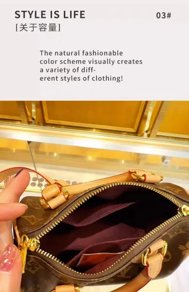 Louis Vuitton Monogram Cherry Blossom Mini Speedy Handbag - 6