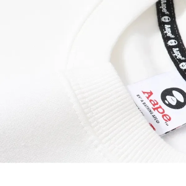 A Bathing Ape Big Ape Head White Long-Sleeve T-Shirt - 13