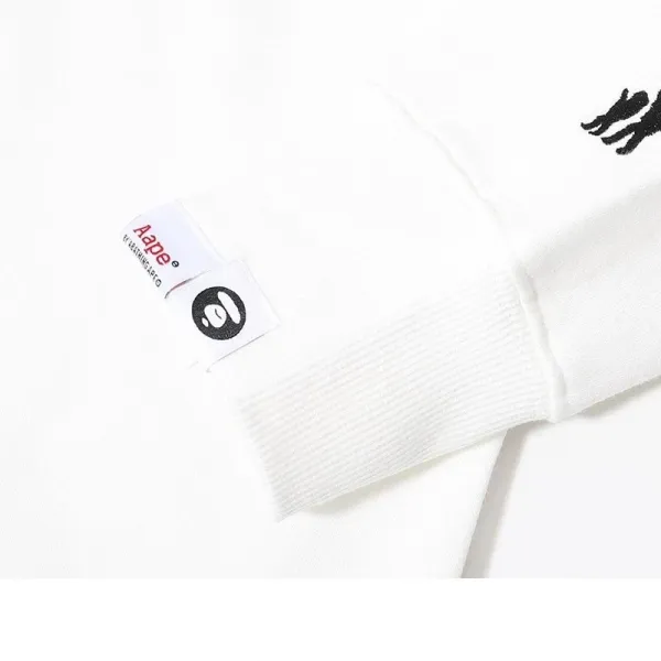 A Bathing Ape Big Ape Head White Long-Sleeve T-Shirt - 14