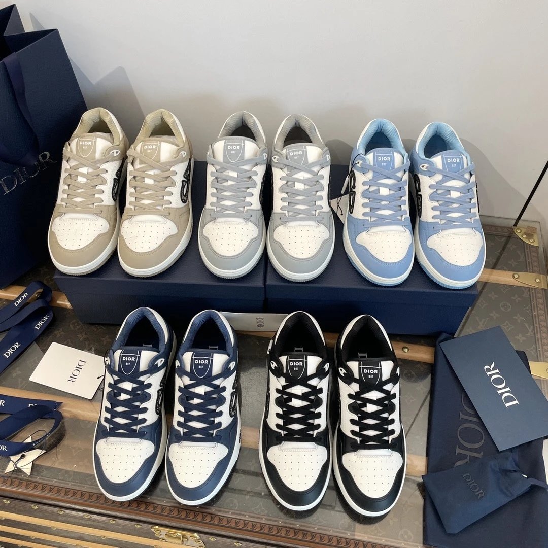 Dior B57 Series Couple Casual Sneakers - High-End Version from Dongguan (Agent Edition) New Dior B57 Sports Shoes Casual Sneakers for Couples, Women's Dior Sneakers, New Dior Sports Shoes, Casual Shoes for Women, Dior B57 Low-Top Sneakers, Light Luxury Shoes