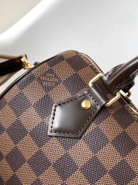 Louis Vuitton Speedy 20 Damier Ebène Canvas Handbag - 17