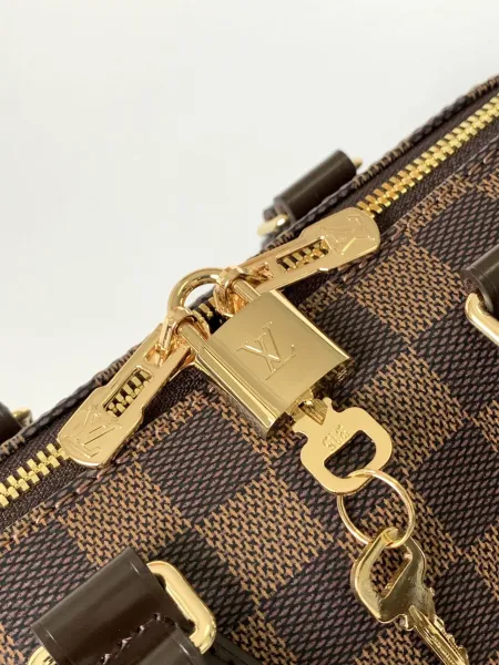 Louis Vuitton Speedy 20 Damier Ebène Canvas Handbag - 16