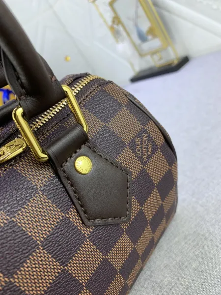 Louis Vuitton Speedy 20 Damier Ebène Canvas Handbag - 27