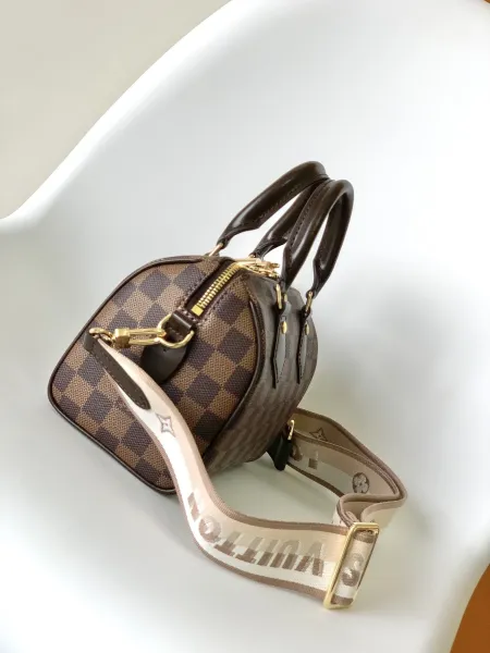 Louis Vuitton Speedy 20 Damier Ebène Canvas Handbag - 13