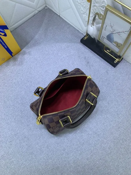 Louis Vuitton Speedy 20 Damier Ebène Canvas Handbag - 29