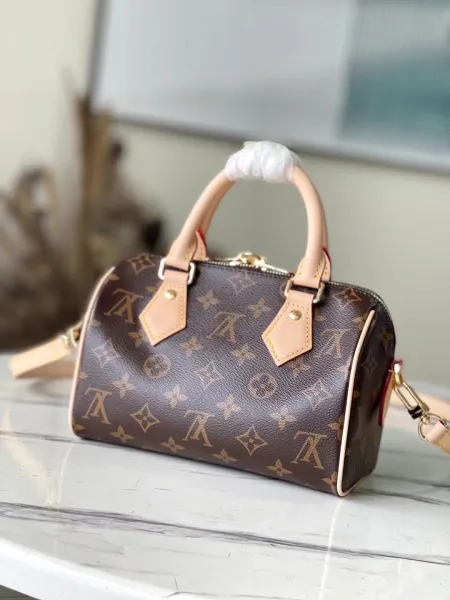 Louis Vuitton Speedy 20 Damier Ebène Canvas Handbag - 5