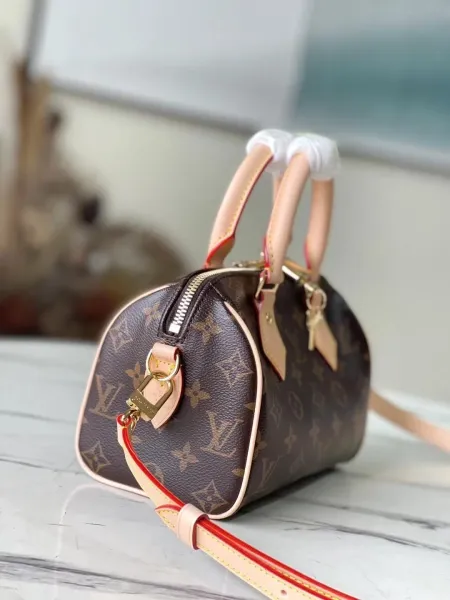 Louis Vuitton Speedy 20 Damier Ebène Canvas Handbag - 4