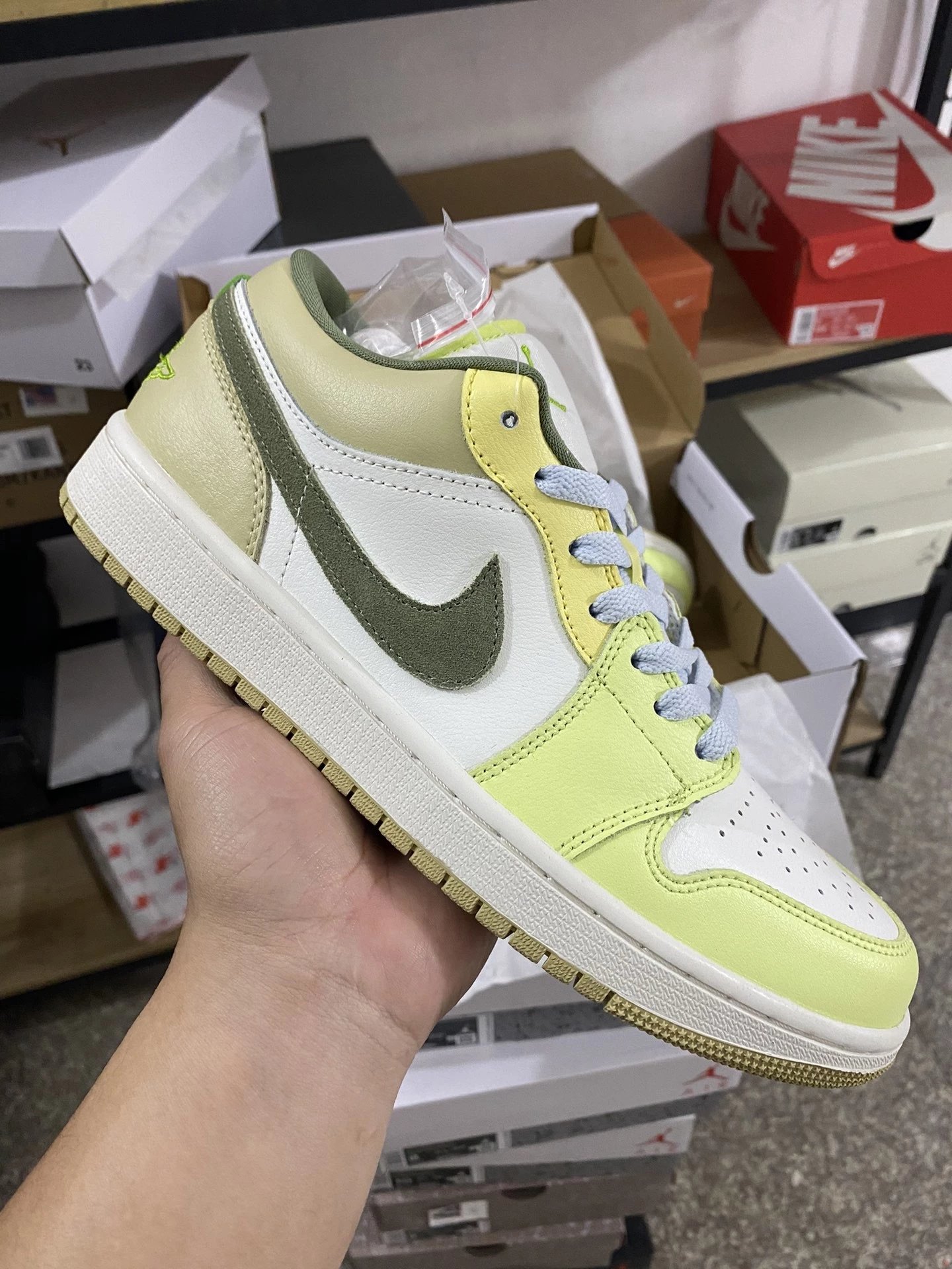 Air Jordan 1 Low Year of the Rabbit Green White
